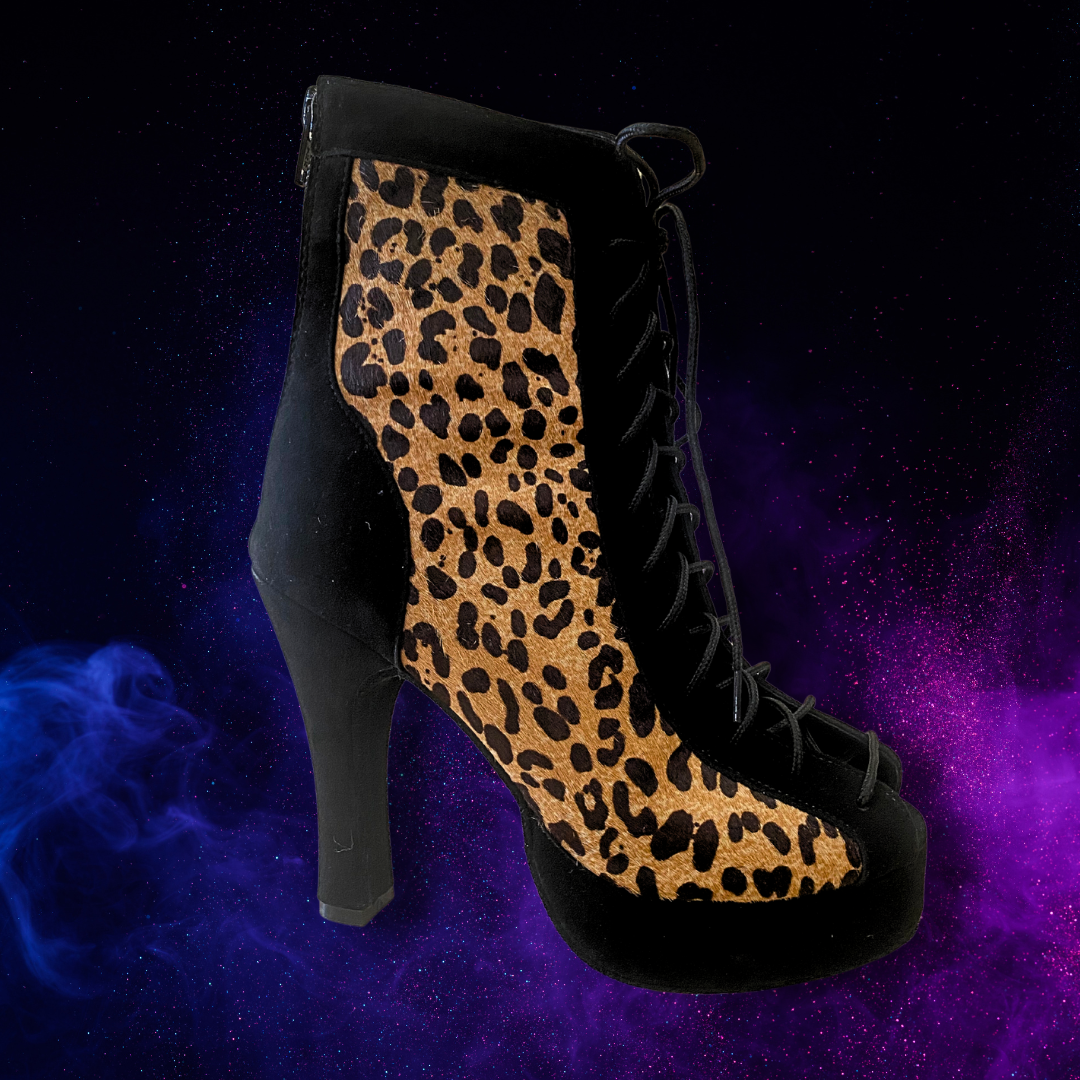 "MIDNIGHT SAFARI" GODIVA CHIC DANCE HEEL - WILDEST DREAMS COLLECTION